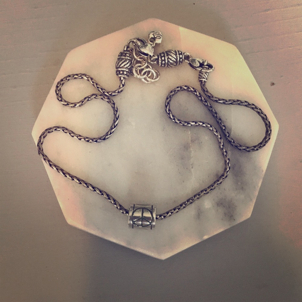 Brighton peace sign necklace